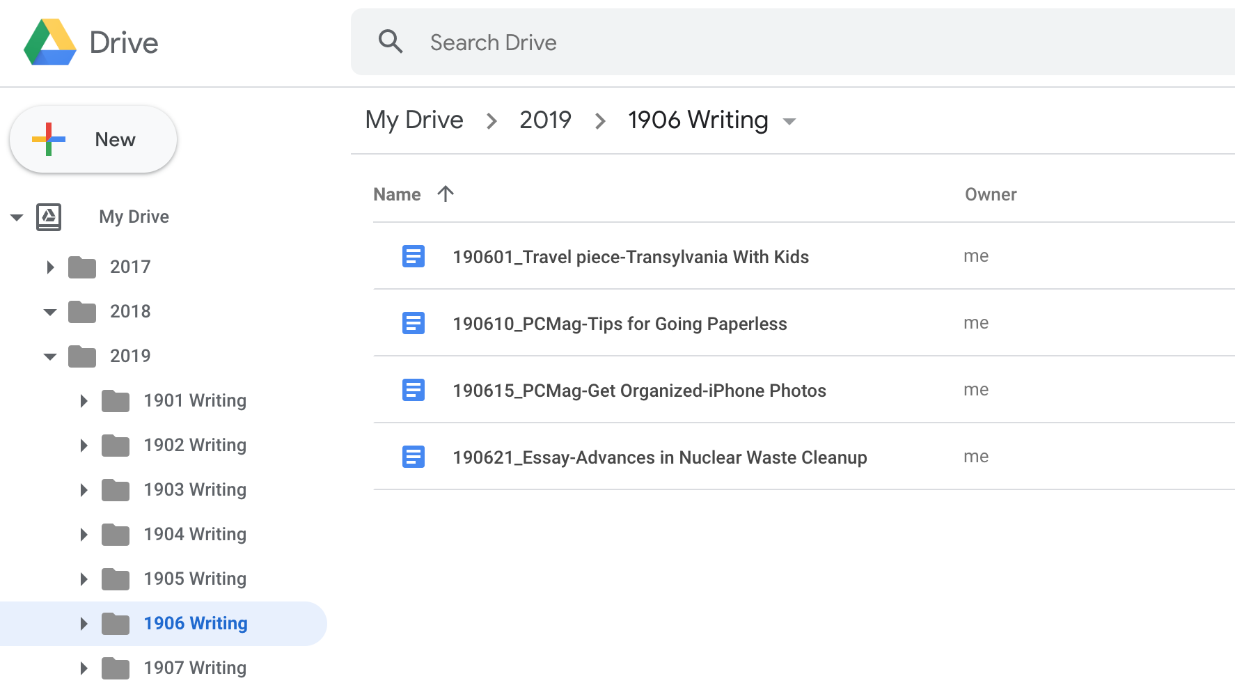 Google drive cleaning estimate forms